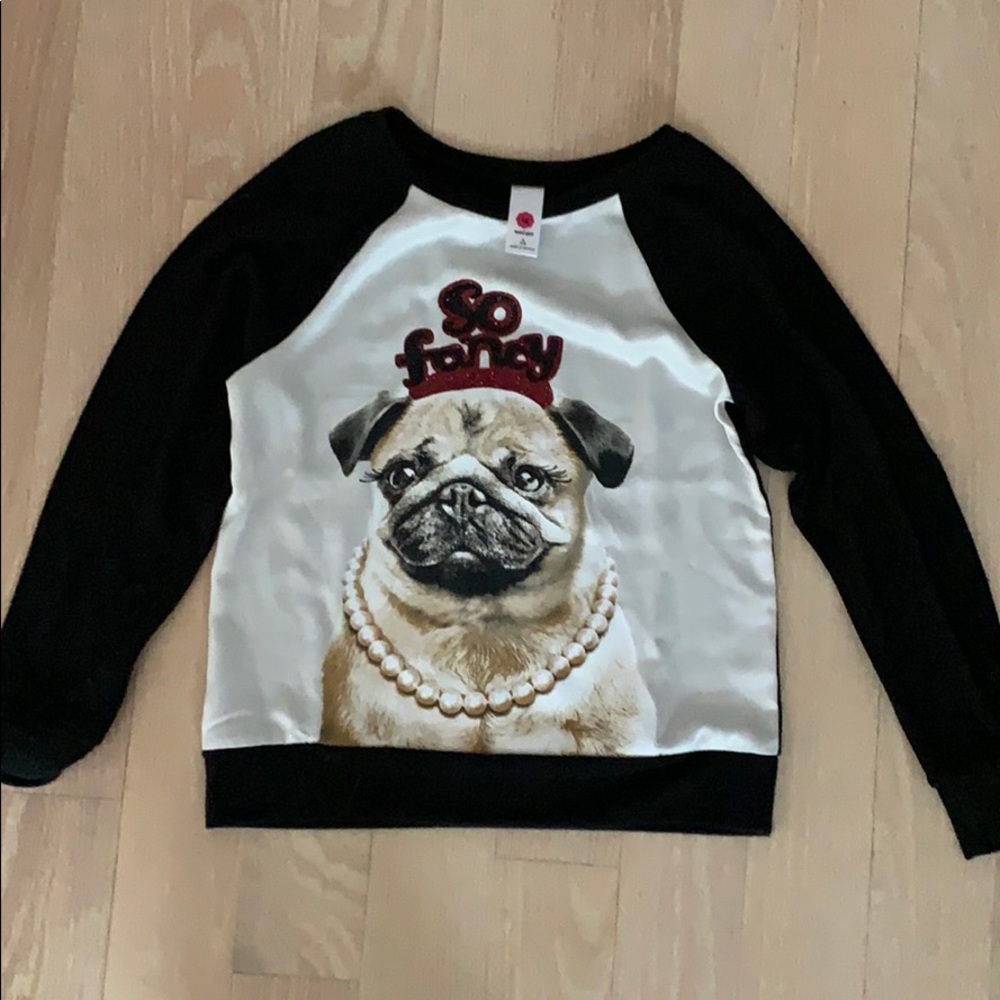 Girls dog sweater